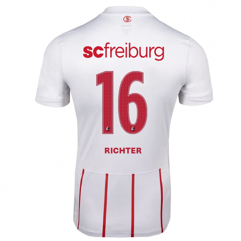 Danxen Pánské Tom Richter #16 Bílá Červená Žlutá Daleko Hráčské Dresy 2026/27 Dres