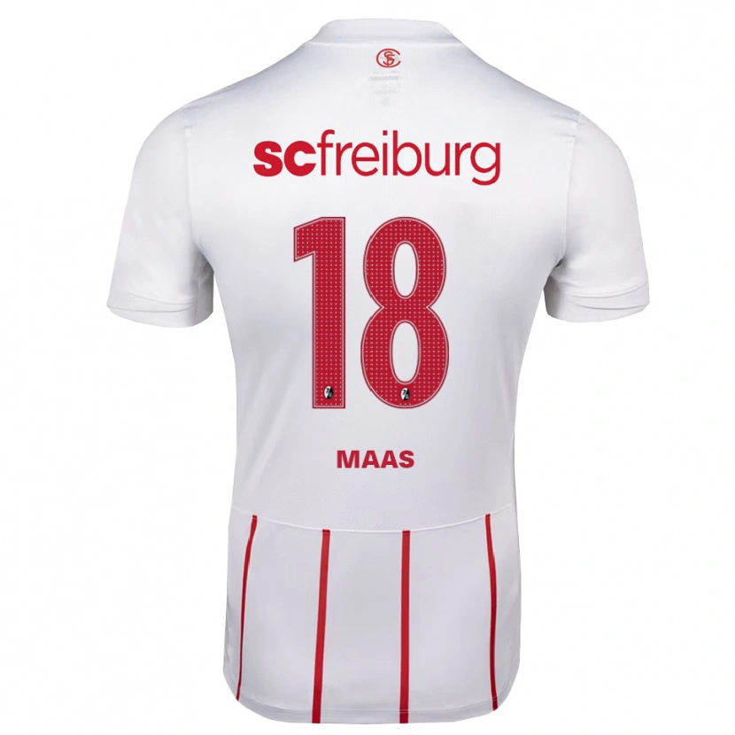 Danxen Pánské Mia-Lena Maas #18 Bílá Červená Žlutá Daleko Hráčské Dresy 2026/27 Dres