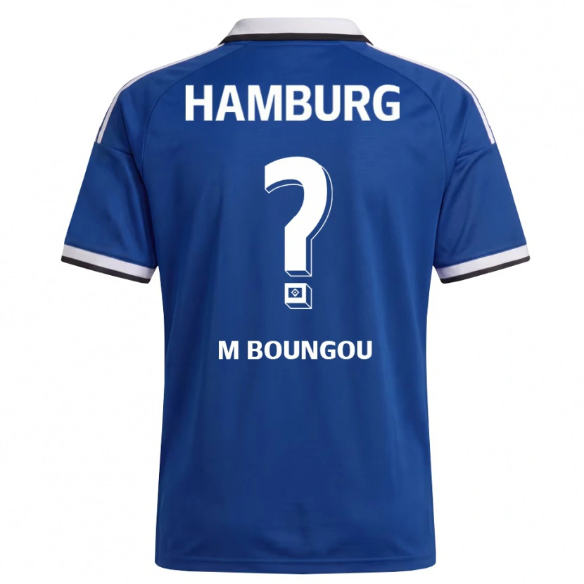 Danxen Pánské Edmond Loubongo-M'boungou #0 Bílá Modrá Daleko Hráčské Dresy 2026/27 Dres
