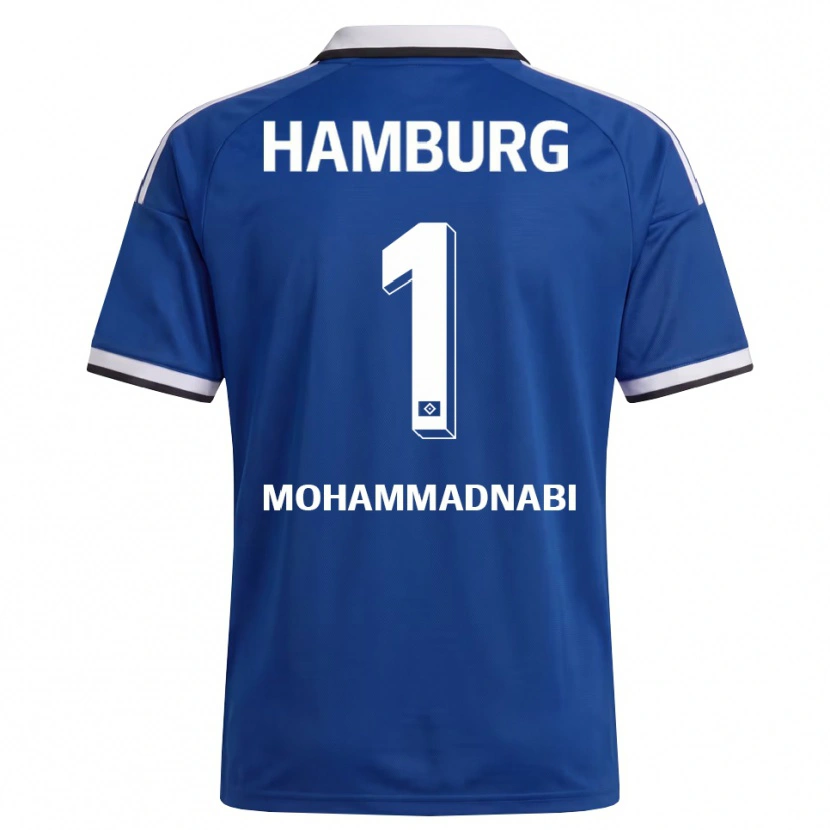 Danxen Pánské Benjamin Mohammadnabi #1 Bílá Modrá Daleko Hráčské Dresy 2026/27 Dres