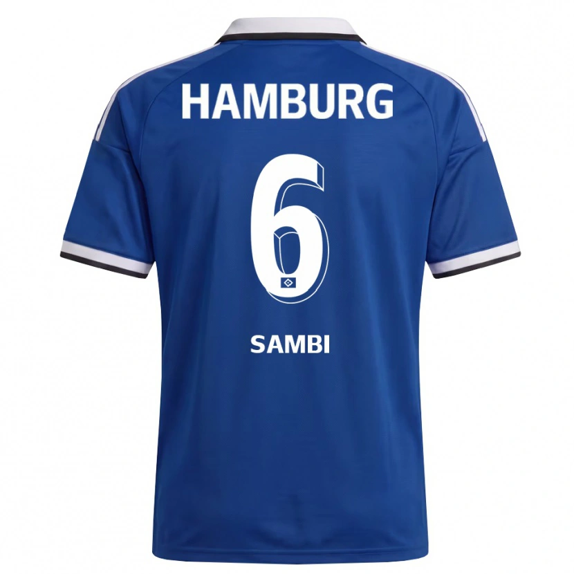 Danxen Pánské Albert Sambi Lokonga #6 Bílá Modrá Daleko Hráčské Dresy 2026/27 Dres