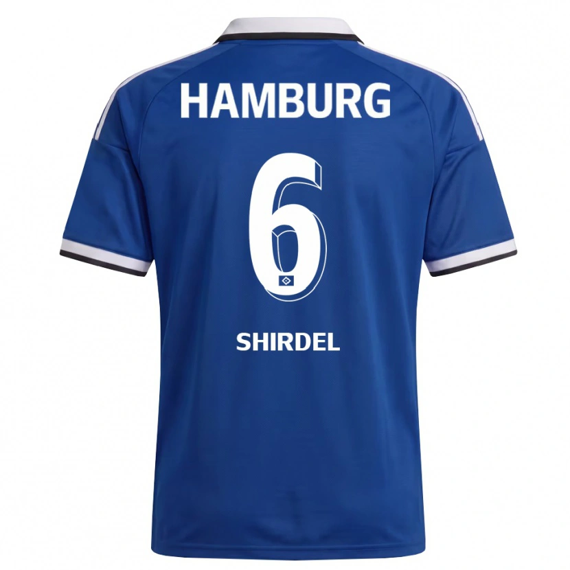 Danxen Pánské Gabriel Shirdel #6 Bílá Modrá Daleko Hráčské Dresy 2026/27 Dres