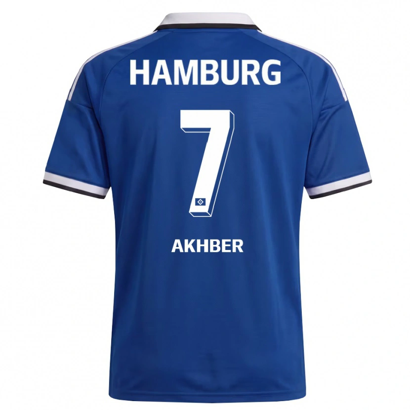 Danxen Pánské Youness Akhber #7 Bílá Modrá Daleko Hráčské Dresy 2026/27 Dres