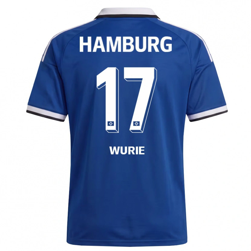 Danxen Pánské David Wurie #17 Bílá Modrá Daleko Hráčské Dresy 2026/27 Dres