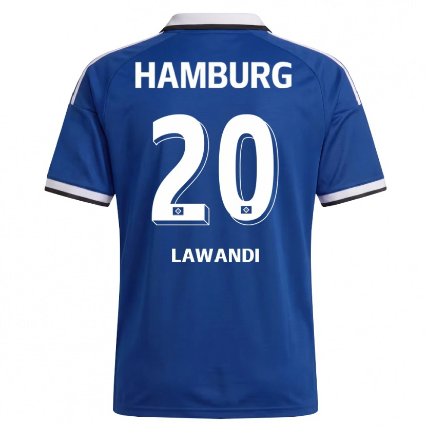 Danxen Pánské Alexander Lawandi #20 Bílá Modrá Daleko Hráčské Dresy 2026/27 Dres