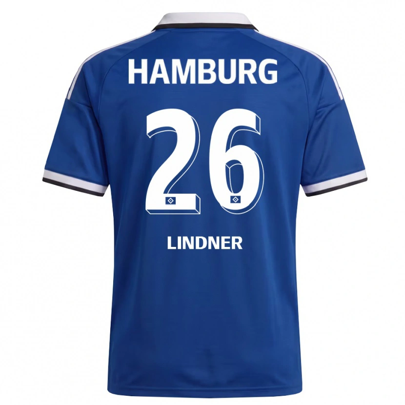 Danxen Pánské Mick Lindner #26 Bílá Modrá Daleko Hráčské Dresy 2026/27 Dres