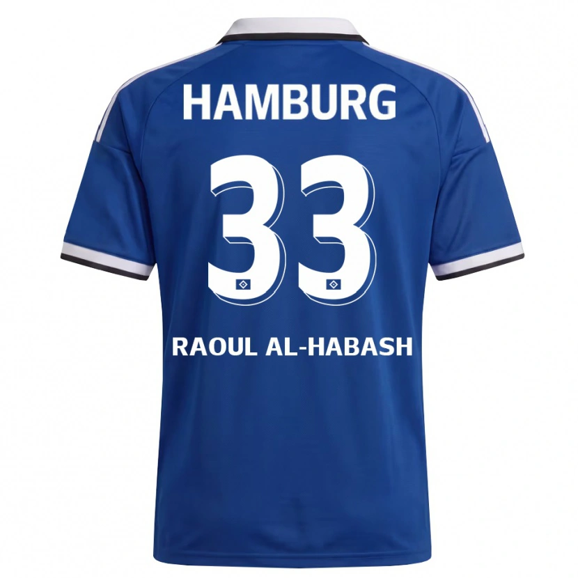 Danxen Pánské Luca Raoul Al-Habash #33 Bílá Modrá Daleko Hráčské Dresy 2026/27 Dres