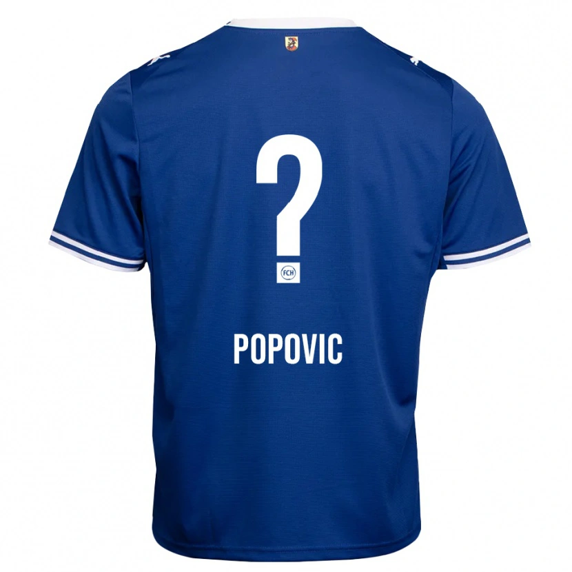 Danxen Pánské Timon Popovic #0 Královská Modř Bílá Daleko Hráčské Dresy 2026/27 Dres
