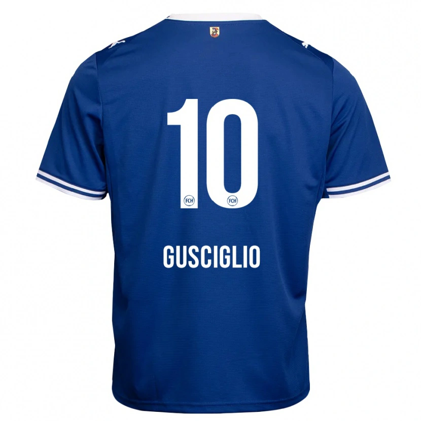 Danxen Pánské Alessio Gusciglio #10 Královská Modř Bílá Daleko Hráčské Dresy 2026/27 Dres