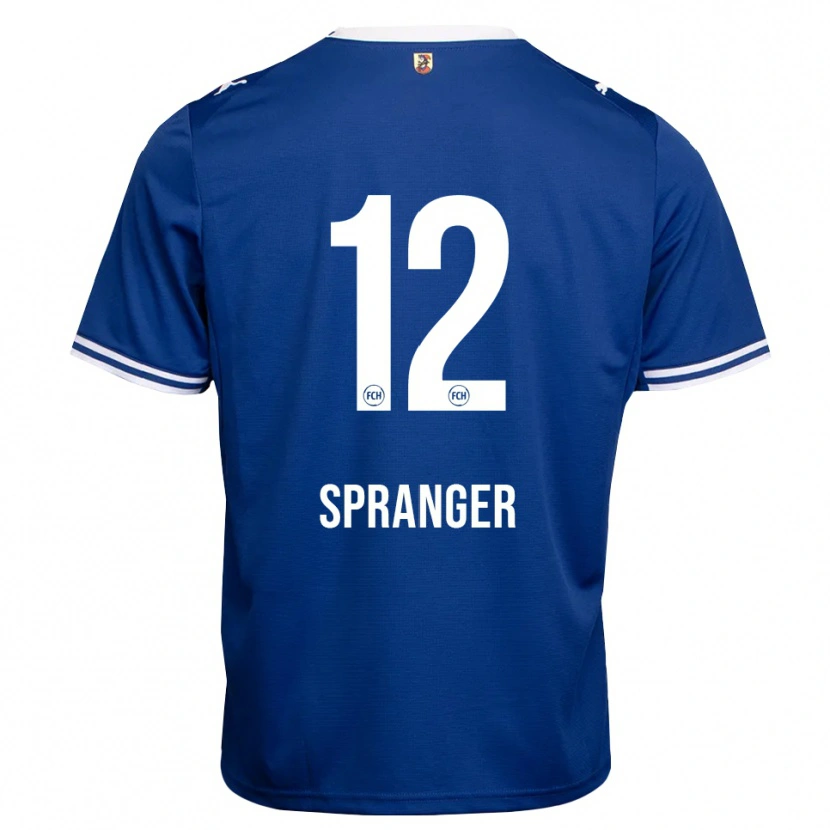 Danxen Pánské Luke Spranger #12 Královská Modř Bílá Daleko Hráčské Dresy 2026/27 Dres