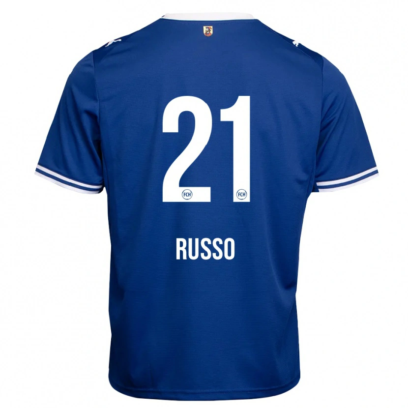 Danxen Pánské Gianluca Russo #21 Královská Modř Bílá Daleko Hráčské Dresy 2026/27 Dres