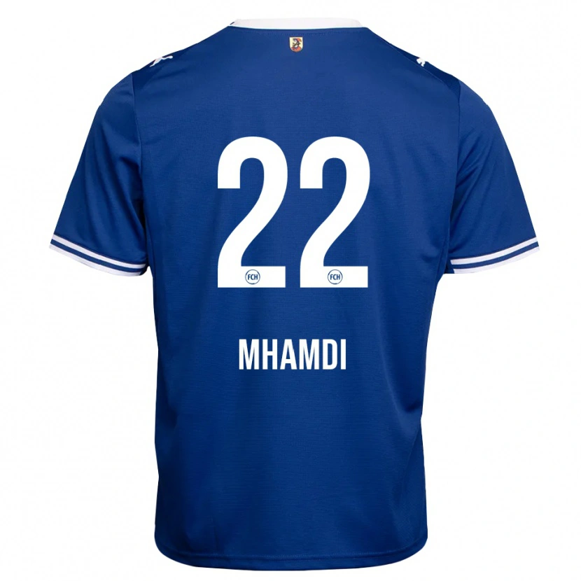 Danxen Pánské Oualid Mhamdi #22 Královská Modř Bílá Daleko Hráčské Dresy 2026/27 Dres