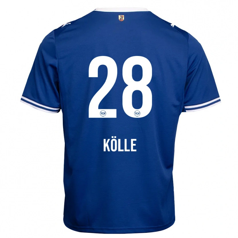 Danxen Pánské Adam Kölle #28 Královská Modř Bílá Daleko Hráčské Dresy 2026/27 Dres