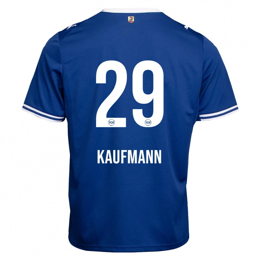 Danxen Pánské Mikkel Kaufmann #29 Královská Modř Bílá Daleko Hráčské Dresy 2026/27 Dres