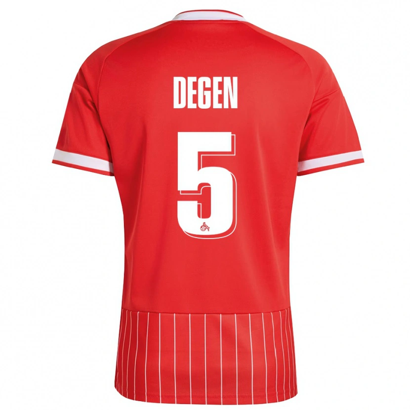 Danxen Pánské Celina Degen #5 Červená Bílá Zelená Daleko Hráčské Dresy 2026/27 Dres