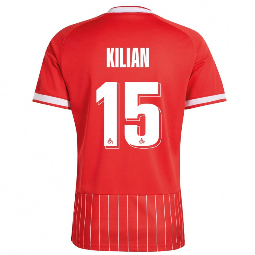 Danxen Pánské Luca Kilian #15 Červená Bílá Zelená Daleko Hráčské Dresy 2026/27 Dres