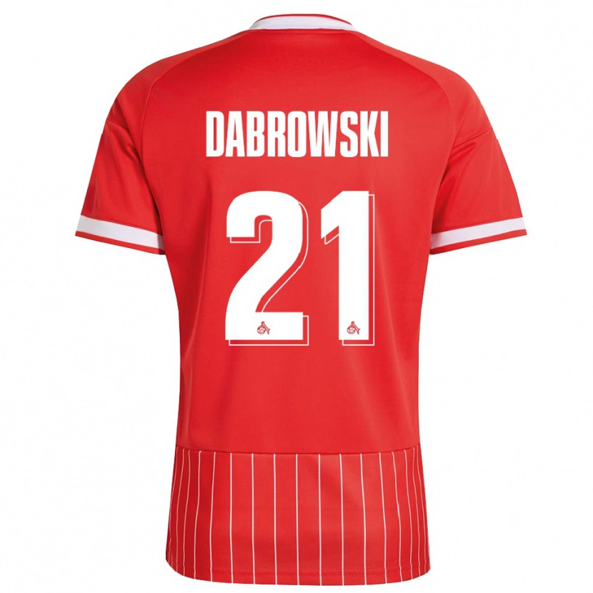 Danxen Pánské Luc Dabrowski #21 Červená Bílá Zelená Daleko Hráčské Dresy 2026/27 Dres