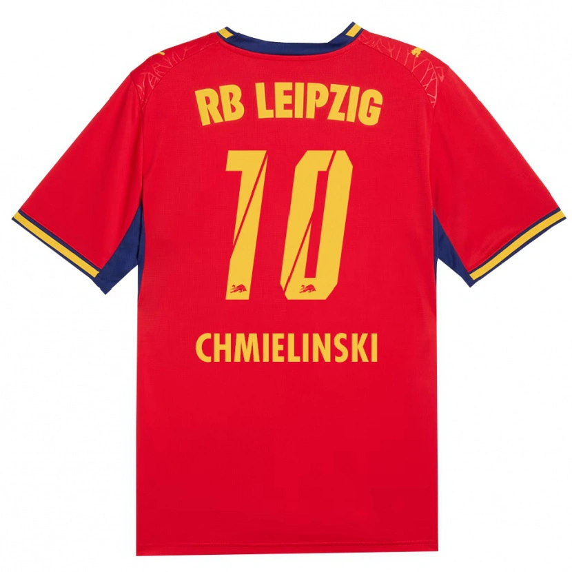 Danxen Pánské Gina Chmielinski #10 Červená Žlutá Královská Modř Daleko Hráčské Dresy 2026/27 Dres