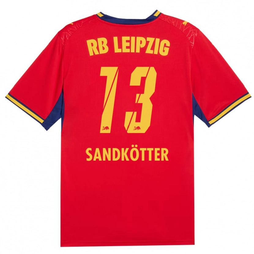 Danxen Pánské Constantin Sandkötter #13 Červená Žlutá Královská Modř Daleko Hráčské Dresy 2026/27 Dres