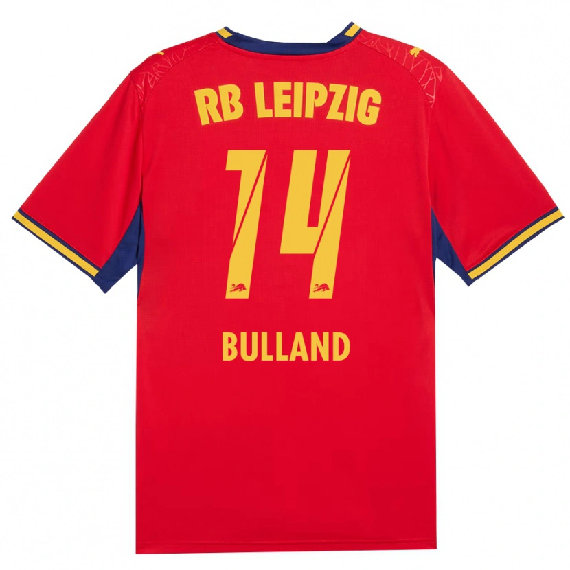 Danxen Pánské Anton Bulland #14 Červená Žlutá Královská Modř Daleko Hráčské Dresy 2026/27 Dres