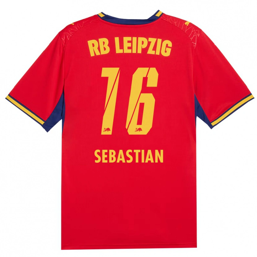 Danxen Pánské Jordy Sebastian #16 Červená Žlutá Královská Modř Daleko Hráčské Dresy 2026/27 Dres