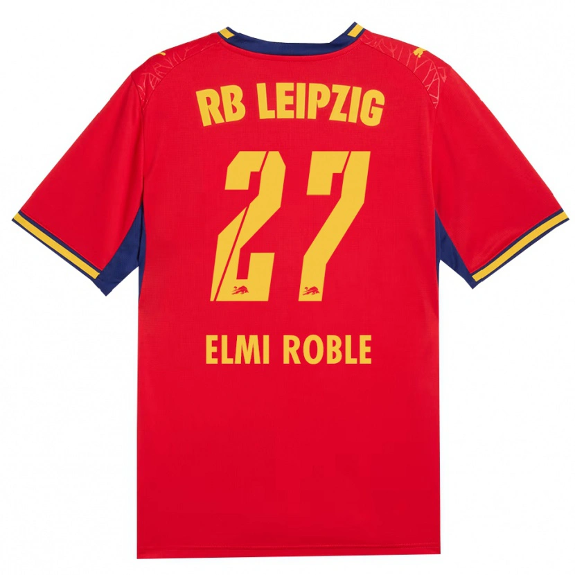 Danxen Pánské Alinur Elmi Roble #27 Červená Žlutá Královská Modř Daleko Hráčské Dresy 2026/27 Dres