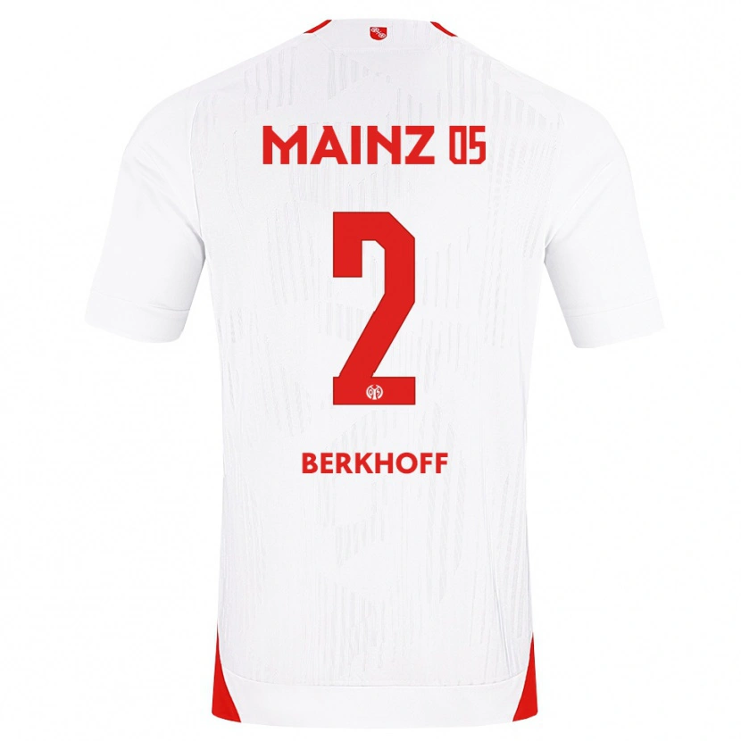 Danxen Pánské Jonas Berkhoff #2 Bílá Červená Žlutá Daleko Hráčské Dresy 2026/27 Dres