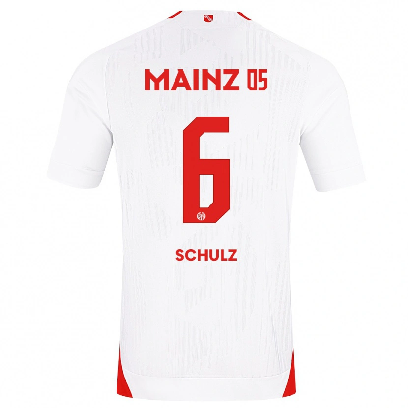 Danxen Pánské Philipp Schulz #6 Bílá Červená Žlutá Daleko Hráčské Dresy 2026/27 Dres