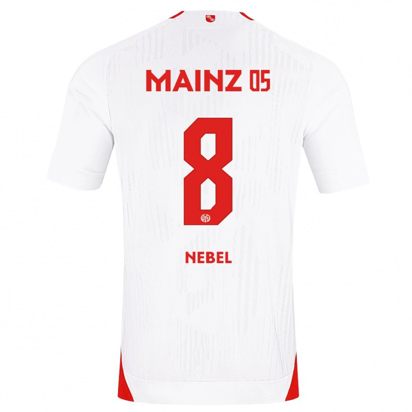Danxen Pánské Paul Nebel #8 Bílá Červená Žlutá Daleko Hráčské Dresy 2026/27 Dres
