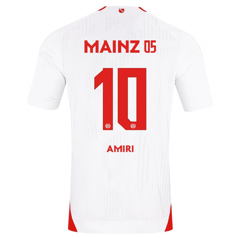 Danxen Pánské Nadiem Amiri #10 Bílá Červená Žlutá Daleko Hráčské Dresy 2026/27 Dres