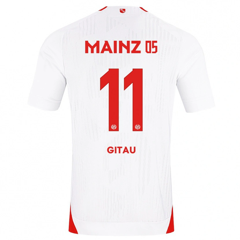 Danxen Pánské Andre Gitau #11 Bílá Červená Žlutá Daleko Hráčské Dresy 2026/27 Dres