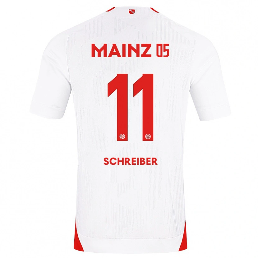 Danxen Pánské Philipp Schreiber #11 Bílá Červená Žlutá Daleko Hráčské Dresy 2026/27 Dres