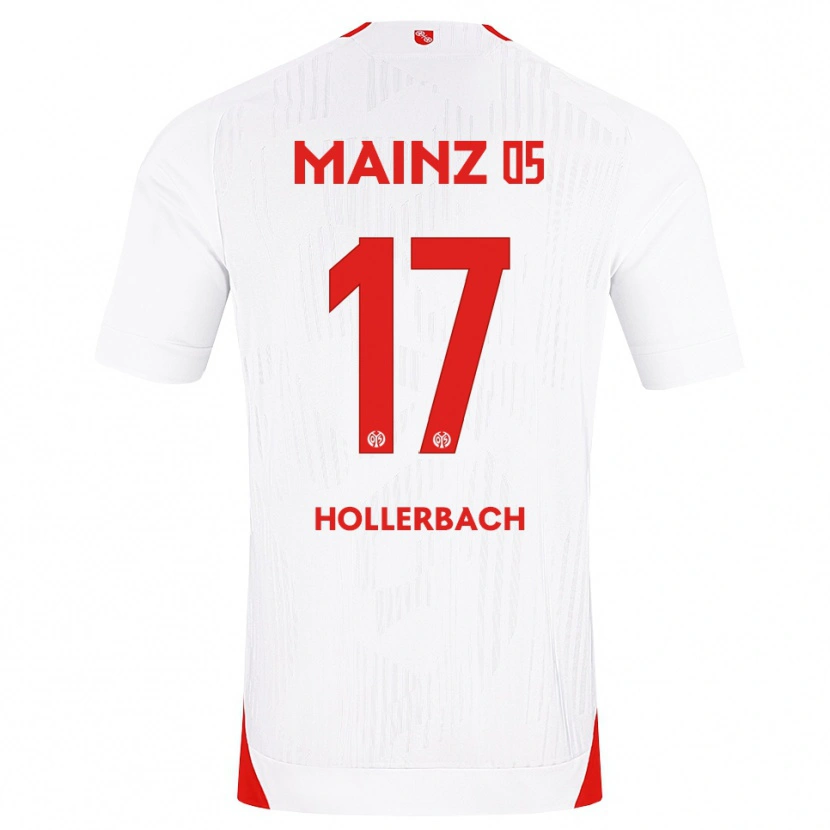 Danxen Pánské Benedict Hollerbach #17 Bílá Červená Žlutá Daleko Hráčské Dresy 2026/27 Dres