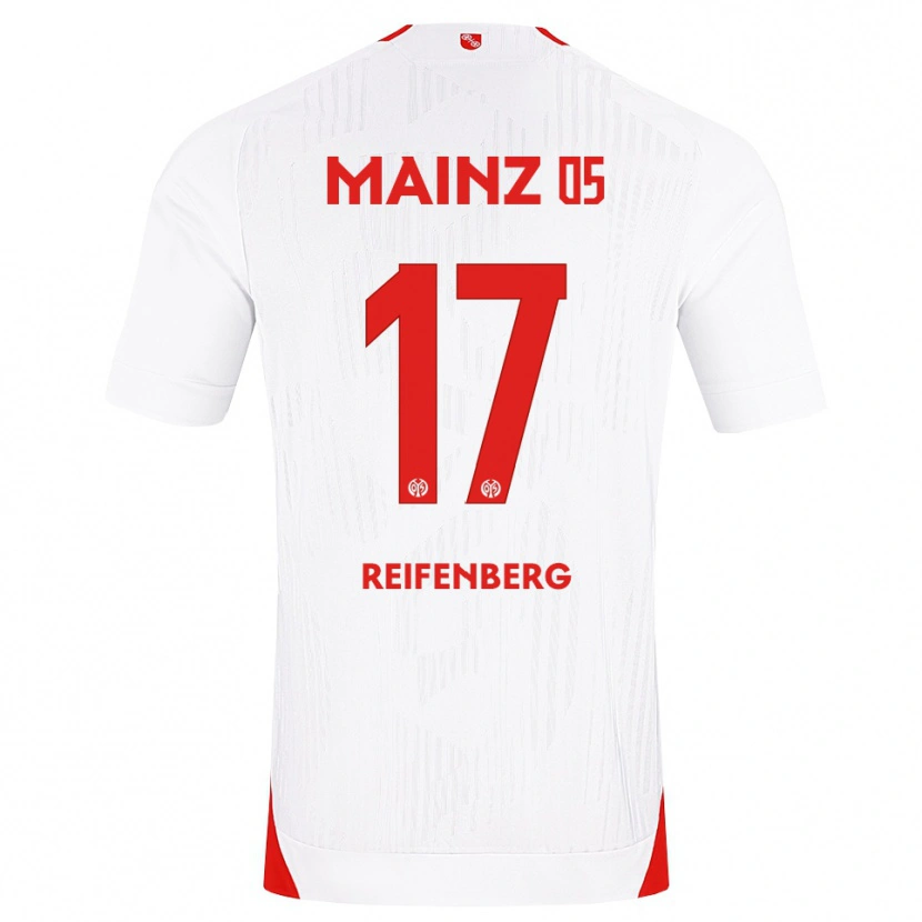 Danxen Pánské Michelle Reifenberg #17 Bílá Červená Žlutá Daleko Hráčské Dresy 2026/27 Dres
