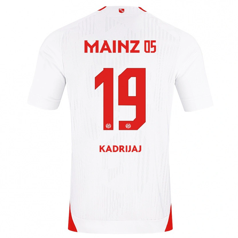 Danxen Pánské Smail Kadrijaj #19 Bílá Červená Žlutá Daleko Hráčské Dresy 2026/27 Dres