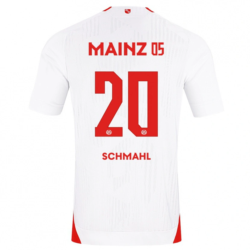 Danxen Pánské Laura Schmahl #20 Bílá Červená Žlutá Daleko Hráčské Dresy 2026/27 Dres