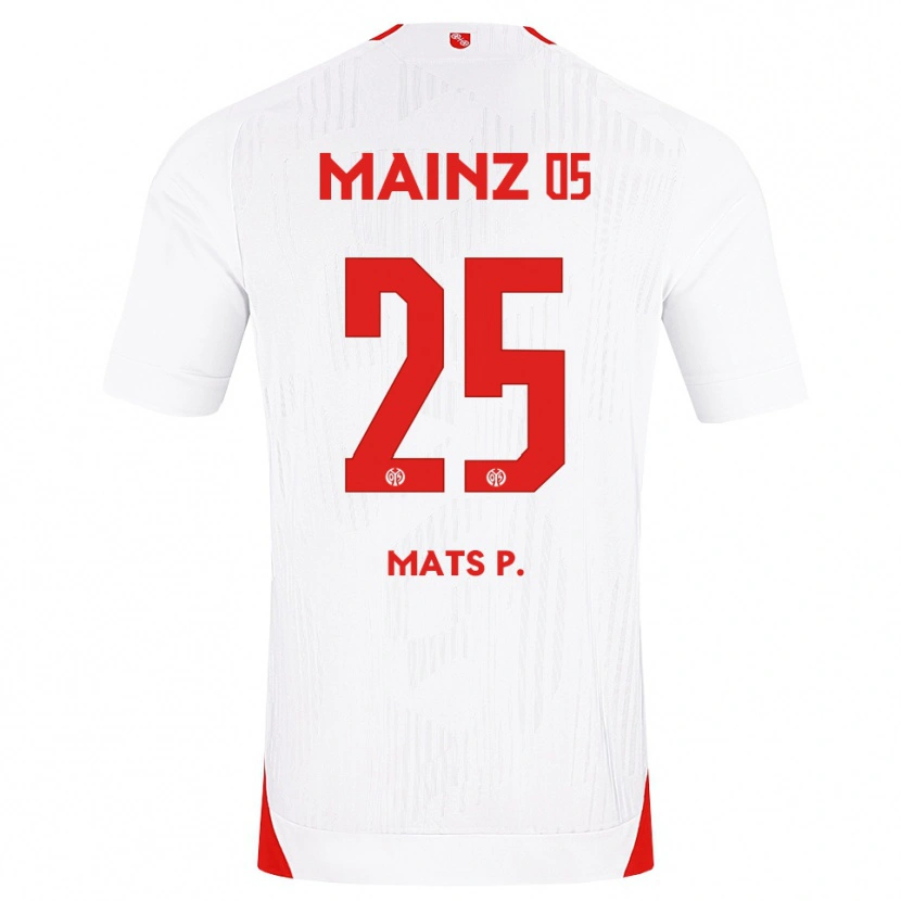 Danxen Pánské Mats Preßler #25 Bílá Červená Žlutá Daleko Hráčské Dresy 2026/27 Dres