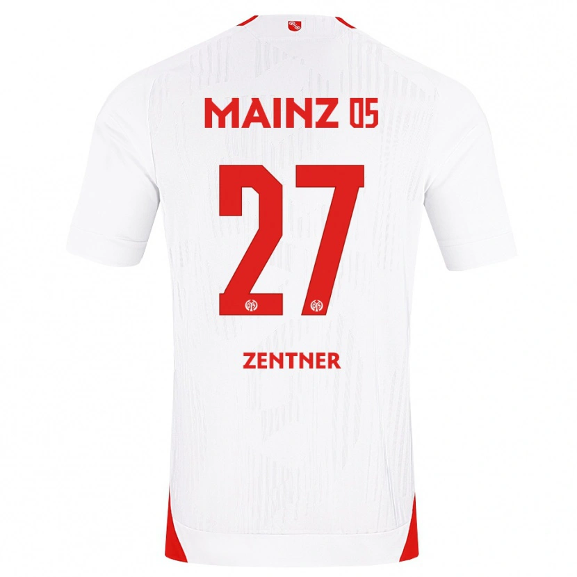 Danxen Pánské Robin Zentner #27 Bílá Červená Žlutá Daleko Hráčské Dresy 2026/27 Dres