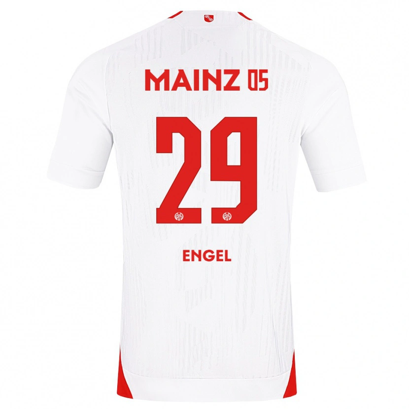 Danxen Pánské Fritz Engel #29 Bílá Červená Žlutá Daleko Hráčské Dresy 2026/27 Dres