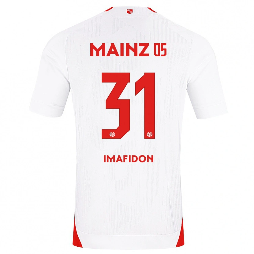 Danxen Pánské Daniel Imafidon #31 Bílá Červená Žlutá Daleko Hráčské Dresy 2026/27 Dres