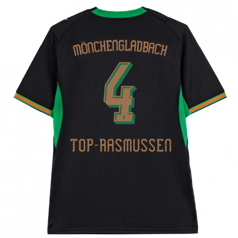 Danxen Pánské Tristan Top-Rasmussen #4 Černá Oranžová Zelená Hnědá Daleko Hráčské Dresy 2026/27 Dres