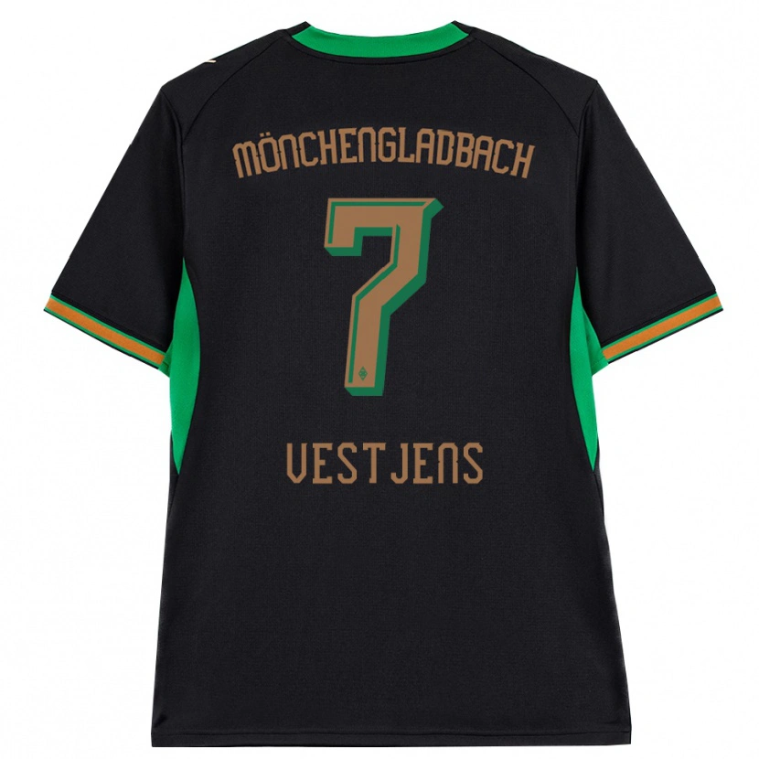 Danxen Pánské Kenny Vestjens #7 Černá Oranžová Zelená Hnědá Daleko Hráčské Dresy 2026/27 Dres
