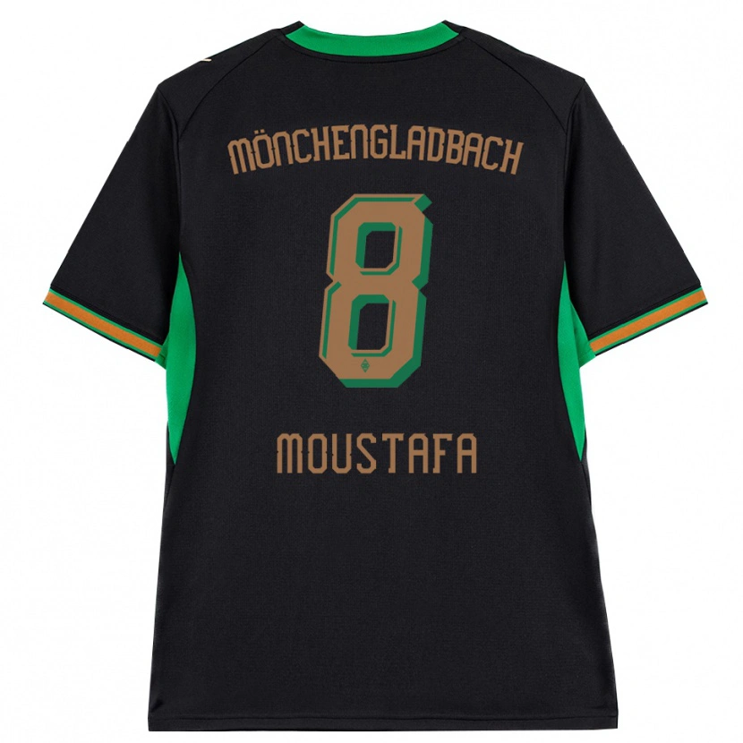 Danxen Pánské Moustafa Ashraf Moustafa #8 Černá Oranžová Zelená Hnědá Daleko Hráčské Dresy 2026/27 Dres