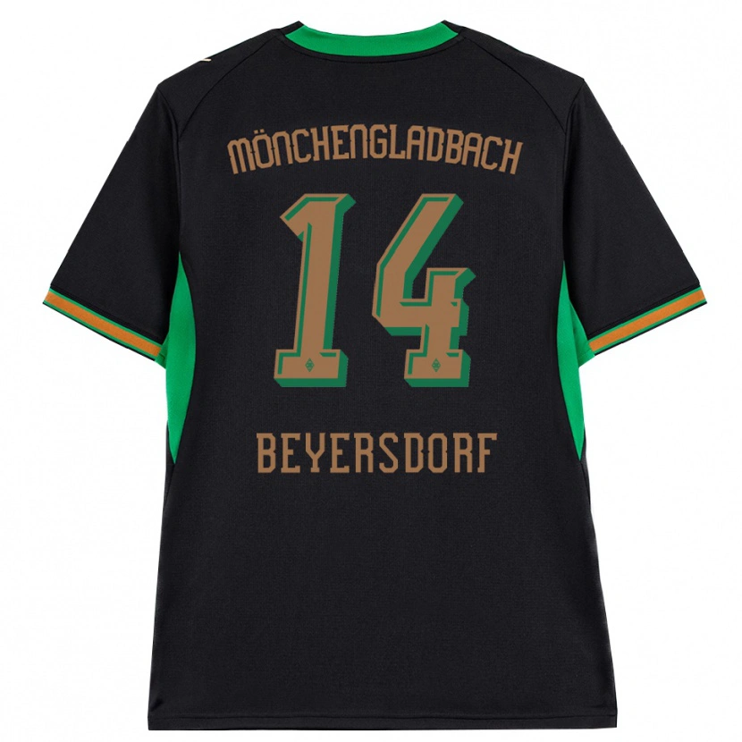 Danxen Pánské Chris Beyersdorf #14 Černá Oranžová Zelená Hnědá Daleko Hráčské Dresy 2026/27 Dres