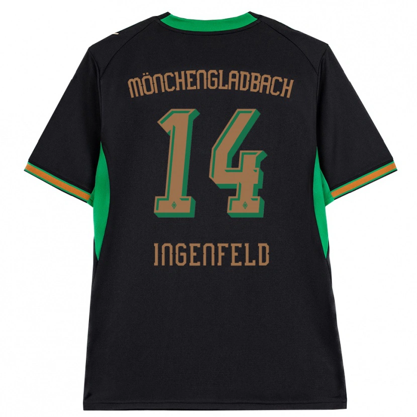 Danxen Pánské Paul Ingenfeld #14 Černá Oranžová Zelená Hnědá Daleko Hráčské Dresy 2026/27 Dres