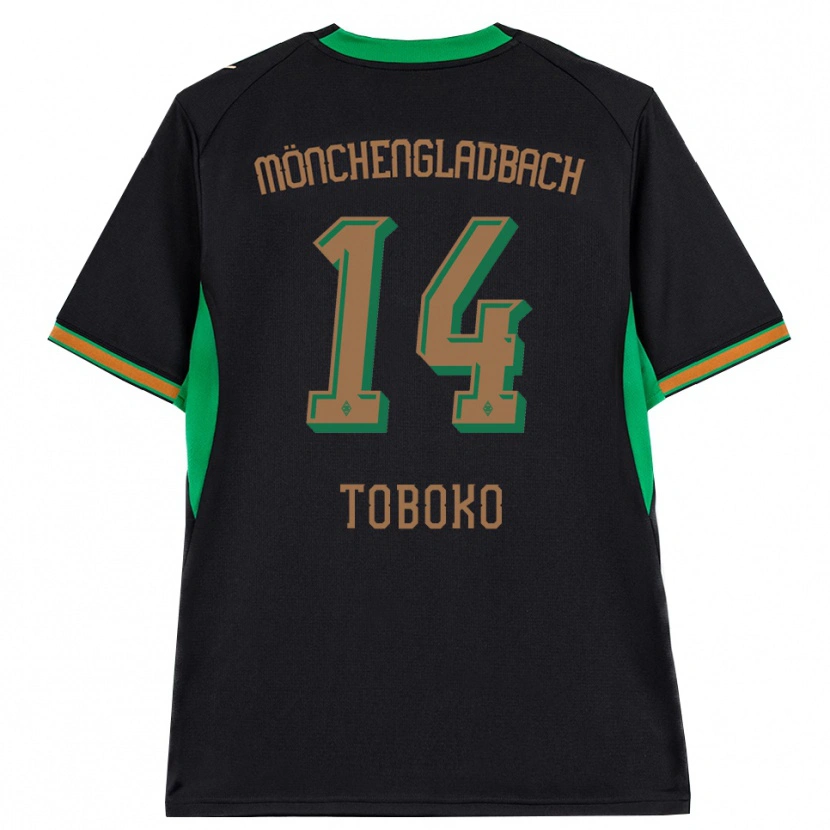 Danxen Pánské Rubén Toboko #14 Černá Oranžová Zelená Hnědá Daleko Hráčské Dresy 2026/27 Dres