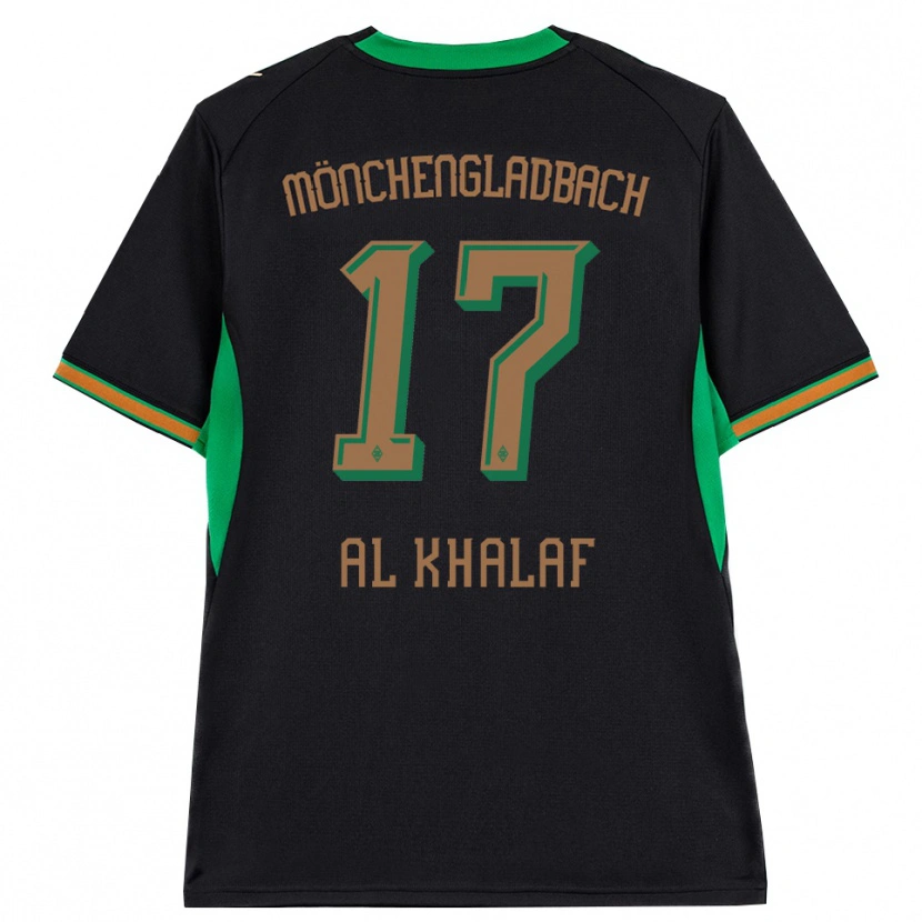 Danxen Pánské Abdul Al-Khalaf #17 Černá Oranžová Zelená Hnědá Daleko Hráčské Dresy 2026/27 Dres