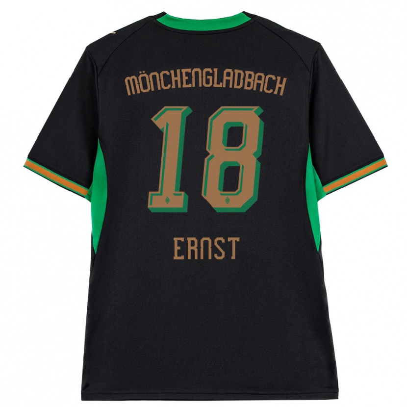 Danxen Pánské Jesse Ernst #18 Černá Oranžová Zelená Hnědá Daleko Hráčské Dresy 2026/27 Dres