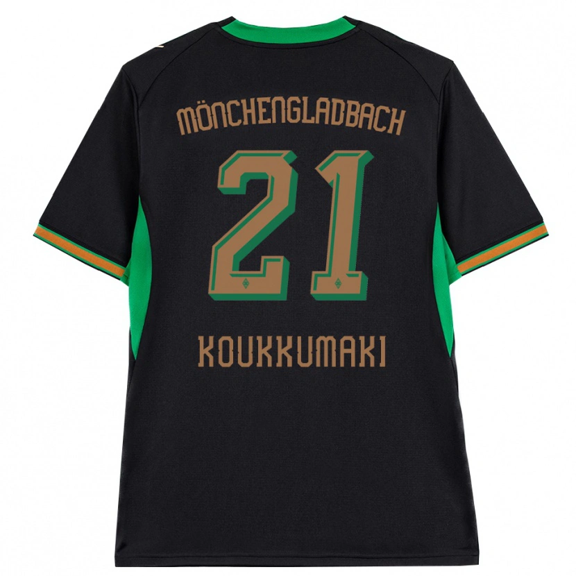 Danxen Pánské Taavi Koukkumäki #21 Černá Oranžová Zelená Hnědá Daleko Hráčské Dresy 2026/27 Dres