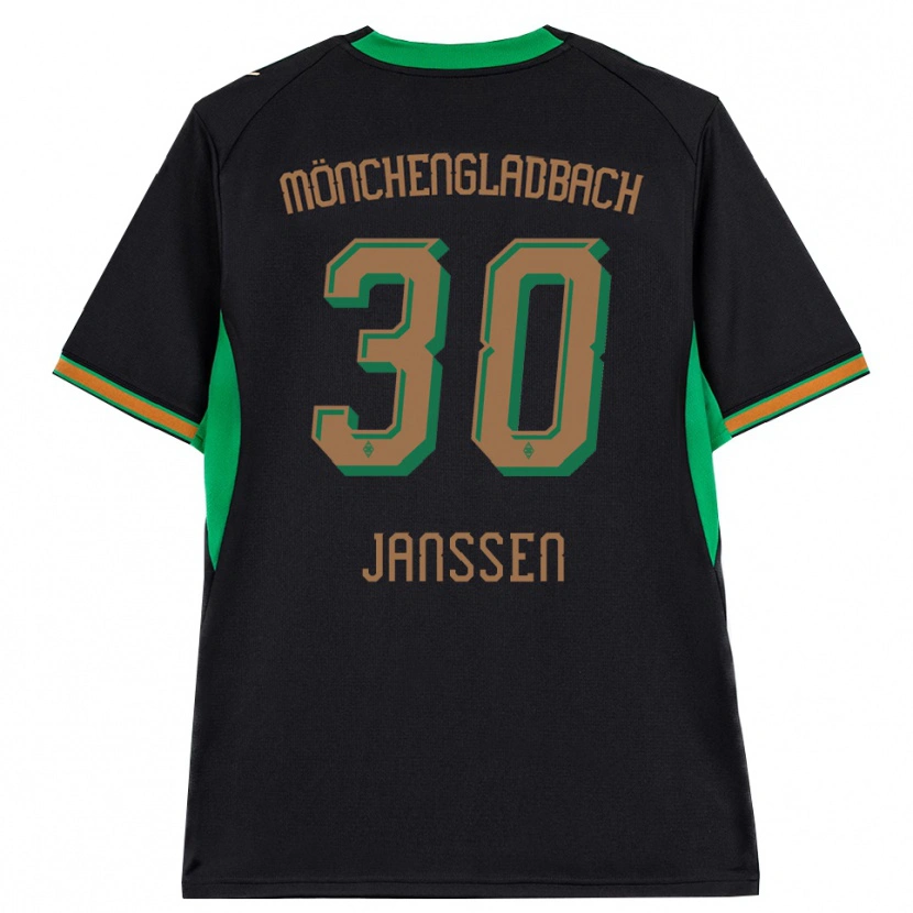 Danxen Pánské Annalena Janssen #30 Černá Oranžová Zelená Hnědá Daleko Hráčské Dresy 2026/27 Dres